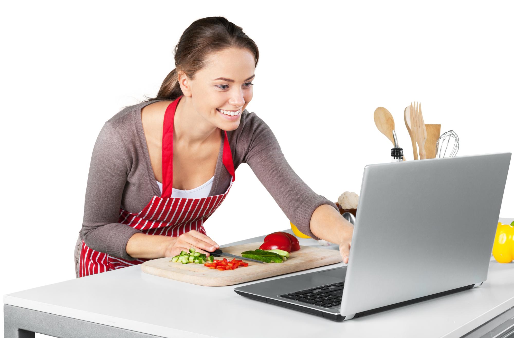 Postazione cucina per le lezioni online